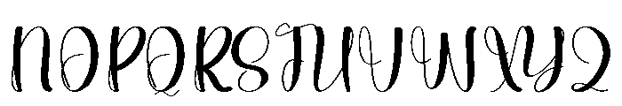 Infinite Font UPPERCASE