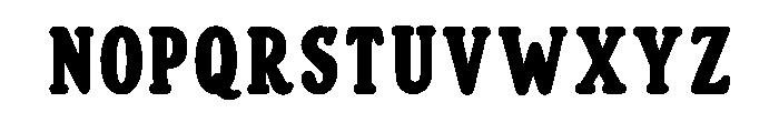 Infinity Jersey Regular Font UPPERCASE
