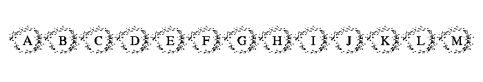 Infinity Vine Monogram FONT