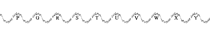 Infinity Vine Font UPPERCASE