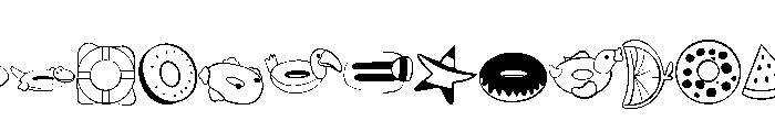 Inflatable raft FONT