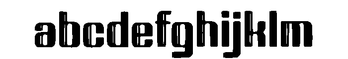 Inflated 3D Outline FONT