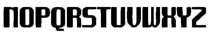 Inflated 3D Font UPPERCASE