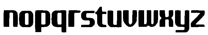 Inflated 3D Font LOWERCASE