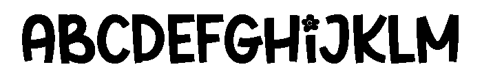 Inflower Bold Font UPPERCASE
