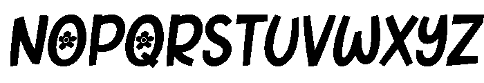 Inflower Italic Italic Font UPPERCASE