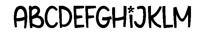 Inflower Thin Book Font UPPERCASE