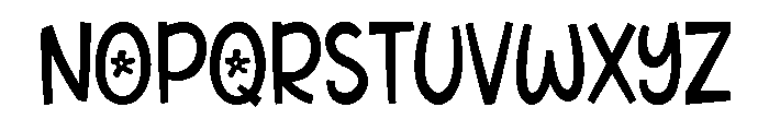 Inflower Thin Book Font UPPERCASE