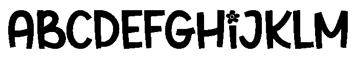 Inflower Font UPPERCASE