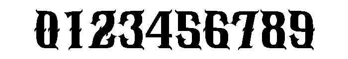 Inhuman Monster Font OTHER CHARS