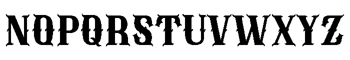 Inhuman Monster Font UPPERCASE