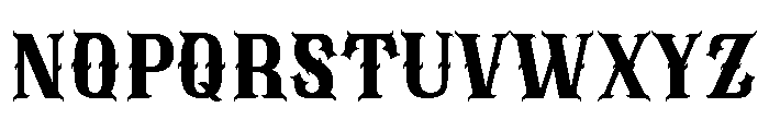 Inhuman Monster Font LOWERCASE
