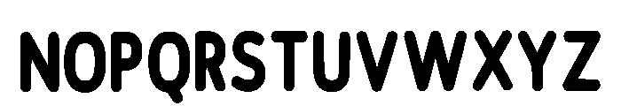 Initial Simple Regular Font LOWERCASE