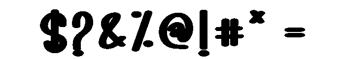 Initial Simple Font OTHER CHARS