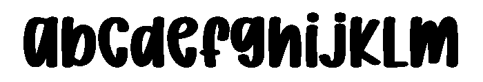 Initial Simple Font UPPERCASE