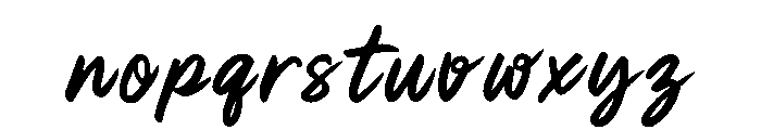 Ink Berry Font LOWERCASE