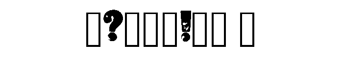 Ink Blood Block Print B Regular Font OTHER CHARS