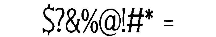 Ink_Bloom Font OTHER CHARS