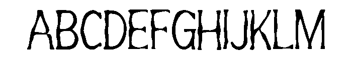 Ink_Bloom Font UPPERCASE