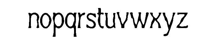 Ink_Bloom Font LOWERCASE