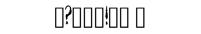 Ink Blot Rough Brush By Regular Font OTHER CHARS