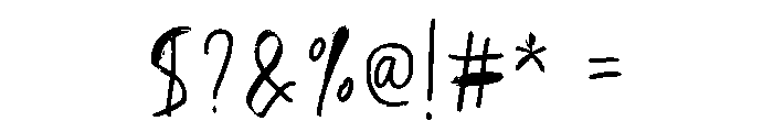 Ink Clover Caps Regular Font OTHER CHARS