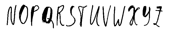 Ink Clover Regular Font UPPERCASE