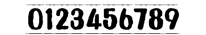 Ink District Stamp Font OTHER CHARS