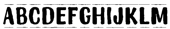 Ink District Stamp Font UPPERCASE