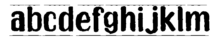 Ink District Stamp FONT