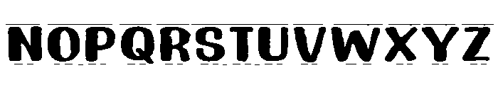 Ink District Width Stamp Font UPPERCASE