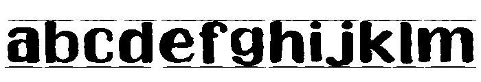 Ink District Width Stamp FONT