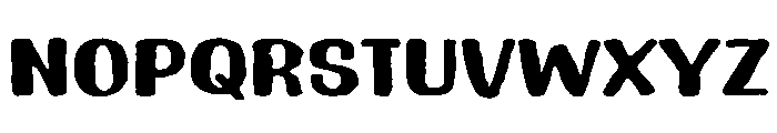 Ink District Width Font UPPERCASE