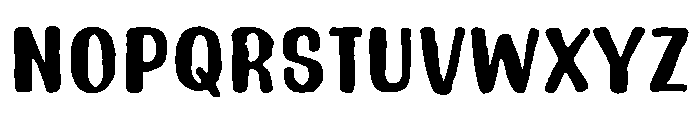 Ink District Font UPPERCASE