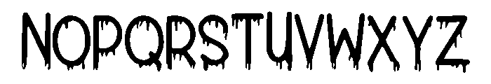 Ink_Drip Font UPPERCASE