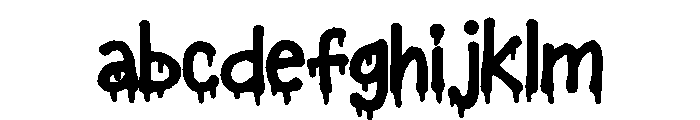 Ink Drips Tag Marker Regular FONT