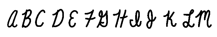 Ink Spaghetti Medium Font UPPERCASE