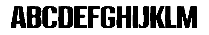 Ink Trap Display Font UPPERCASE