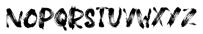InkCridible Regular Font UPPERCASE