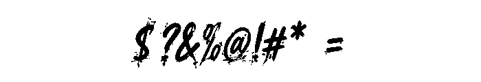 InkForge Font OTHER CHARS