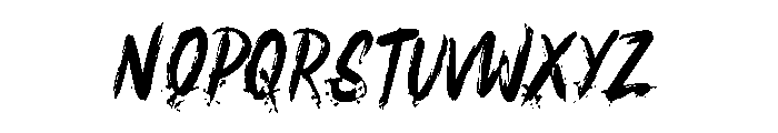 InkForge Font UPPERCASE