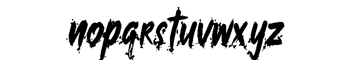 InkForge Font LOWERCASE