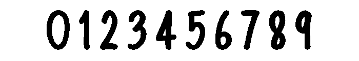 InkSlim Bold Font OTHER CHARS
