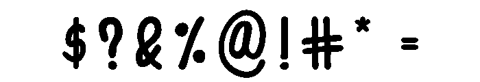 InkSlim Bold Font OTHER CHARS