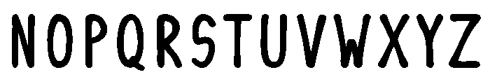 InkSlim Bold Font UPPERCASE