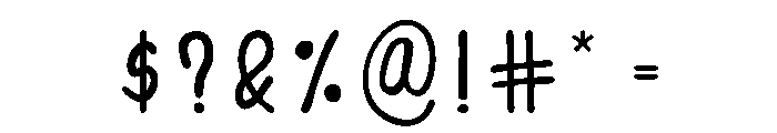 InkSlim Font OTHER CHARS