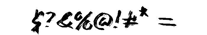 InkYugo Font OTHER CHARS