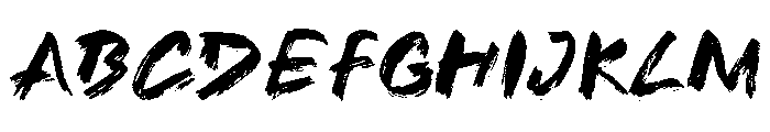 InkYugo Font UPPERCASE