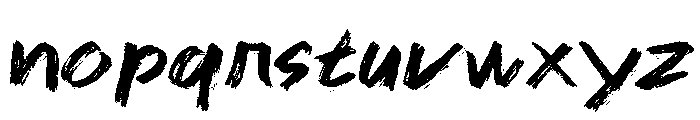 InkYugo Font LOWERCASE