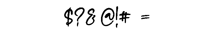 Inkberry Font OTHER CHARS